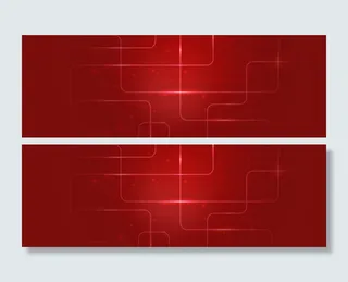 中国红banner高清