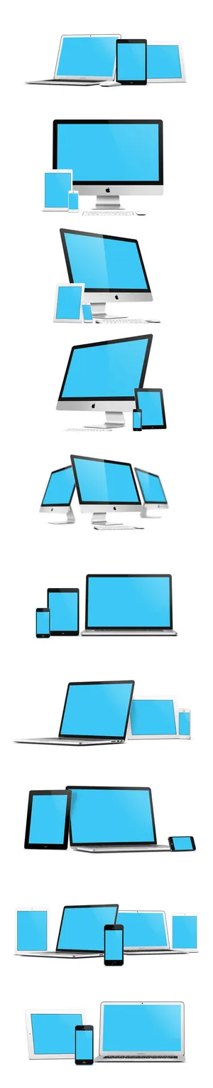 手绘苹果电脑手机免抠