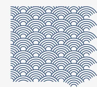 海浪古代窗纹纹理免抠