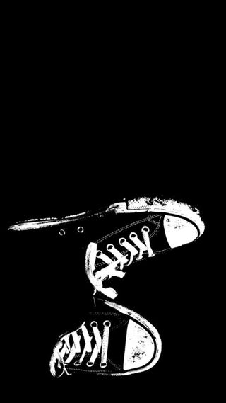 插画鞋带极简主义高清