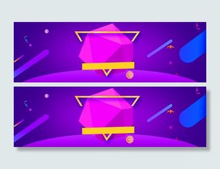 渐变紫色舞台背景高清