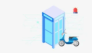 电动车阻梯动画免抠