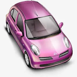 3D精致生活家私家车图标免抠