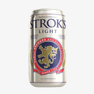 蓝字简易易拉罐免抠