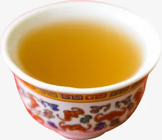 西藏少数民族藏族青稞酒酒杯茶杯陶瓷免抠
