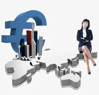 矢量金融商务素材免抠