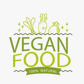 绿色食物标签免抠