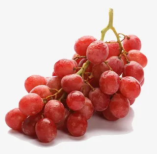 新鲜红提特写免抠