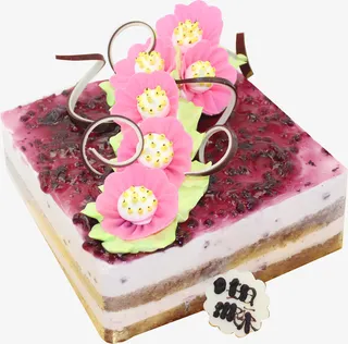 春暖花开（慕斯蛋糕）免抠