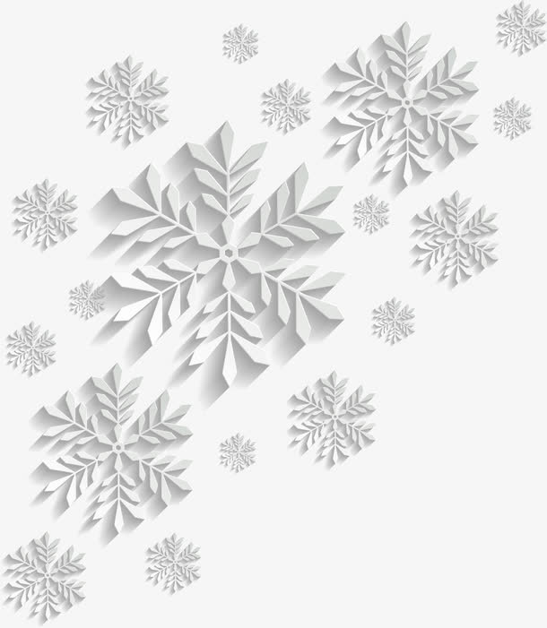 雪花素材图案免抠