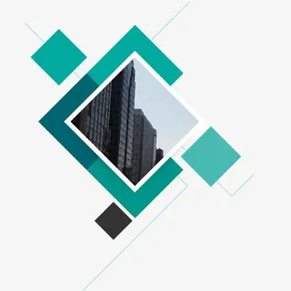 绿色不规则图形免抠