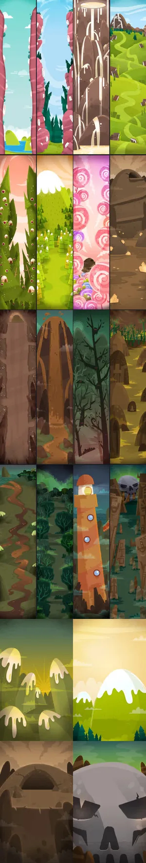 卡通糖果色游戏截图免抠