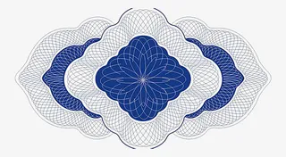 高清防伪证书底纹素材免抠