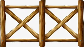 矢量创意护栏免抠