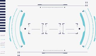 商务科技刻度图形免抠