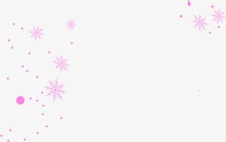 紫色唯美雪人装饰封面免抠