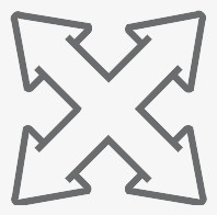 箭头大四个的方式Outline-icons免抠