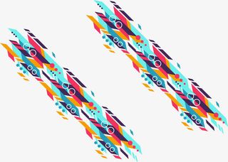 抽象彩色条纹背景