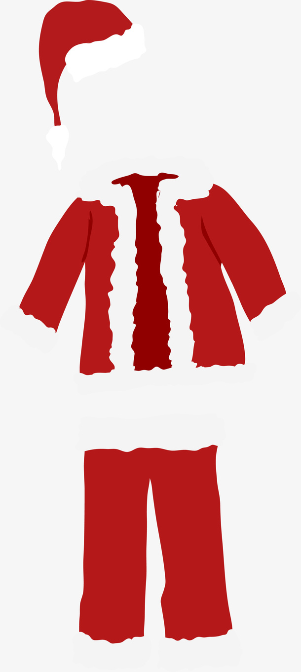 圣诞节服饰衣服裤子免抠