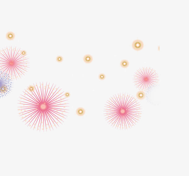 烟花绚丽免抠