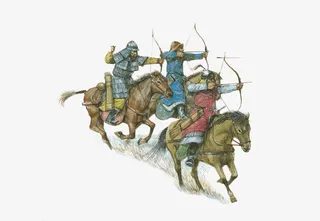 战争手绘画免抠