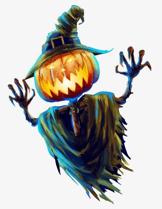 万圣节的怪物免抠