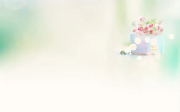 小清新花束背景素材