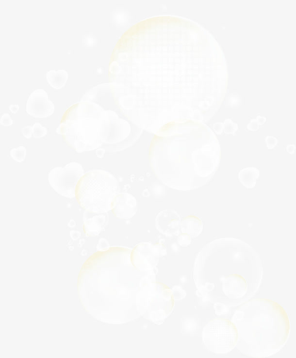 白色花朵创意底纹免抠