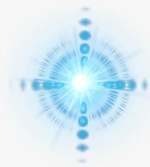 炫酷蓝色星光免抠素材免抠
