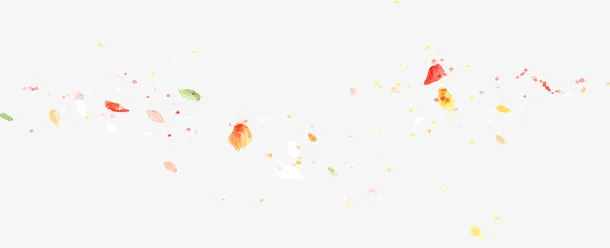 梦幻春天花瓣卡通免抠