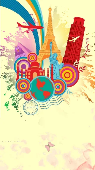 世界著名旅游景点Ｈ５背景高清