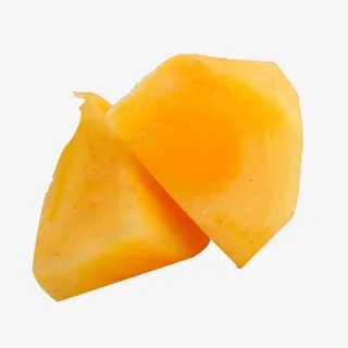 2块脆柿子肉果肉实物免抠免抠