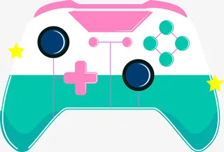 卡通游戏徽标图标UI设计免抠