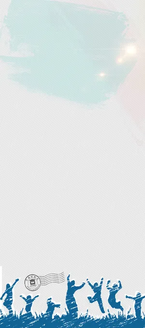 简洁青春毕业季海报背景高清