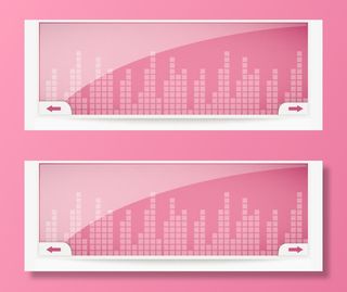 水晶透明文本框免抠背景场景背景元素