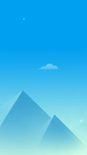 扁平几何天空H5背景高清