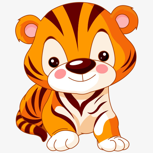 老虎剪贴画tiger免抠