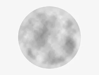 夜晚上的大月亮免抠