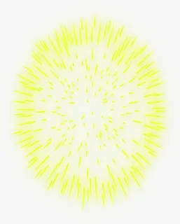 黄色爆炸光线七夕情人节免抠