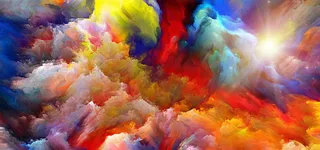 炫彩烟雾纹理质感图高清