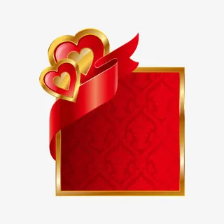 矢量喜庆边框免抠