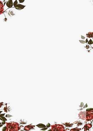 花朵相框免抠