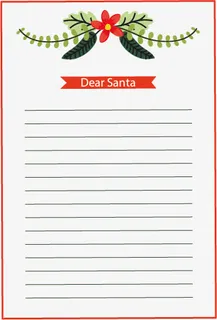 红色边框信纸免抠