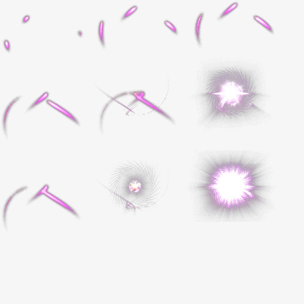 炫光聚集特效免抠