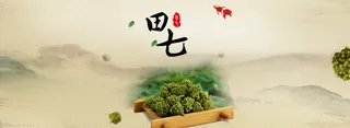 田七中药背景高清