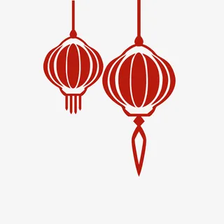 中国风灯笼古风装饰PNG透明免抠素材免抠