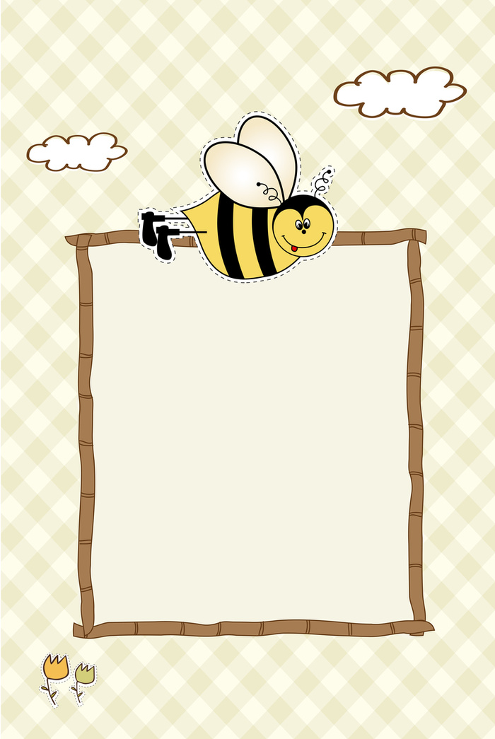 格子花纹纹理卡通蜻蜓平面广告高清