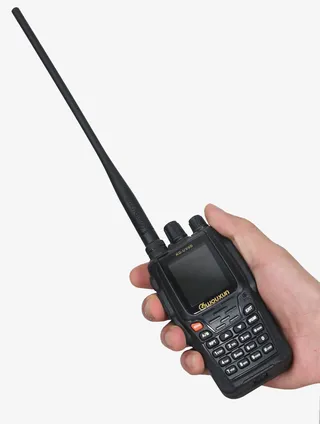 手拿着语音对讲器免抠