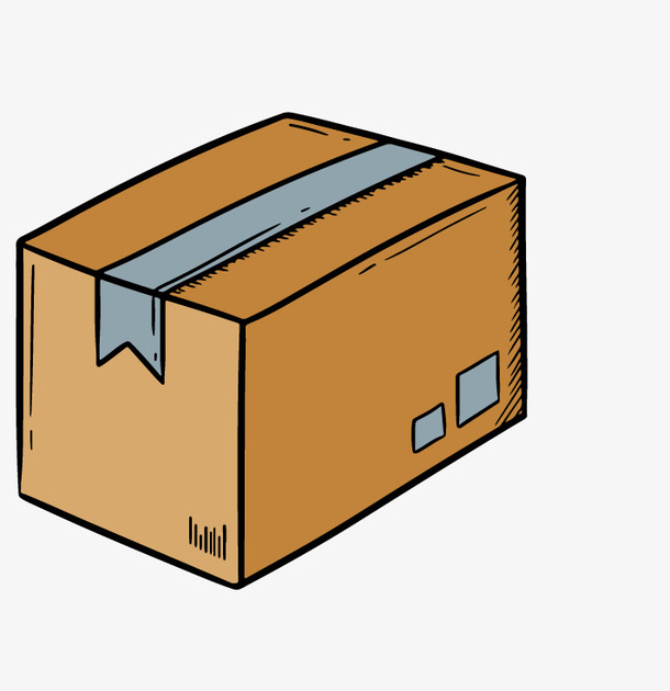 立体简约纸盒纸袋装饰广告设计免抠