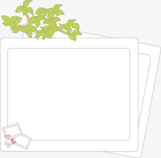 卡通边框照片框免抠